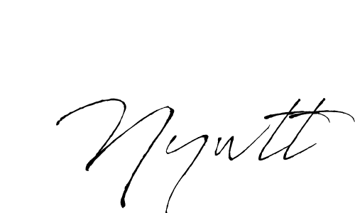 Nywtt stylish signature style. Best Handwritten Sign (Antro_Vectra) for my name. Handwritten Signature Collection Ideas for my name Nywtt. Nywtt signature style 6 images and pictures png