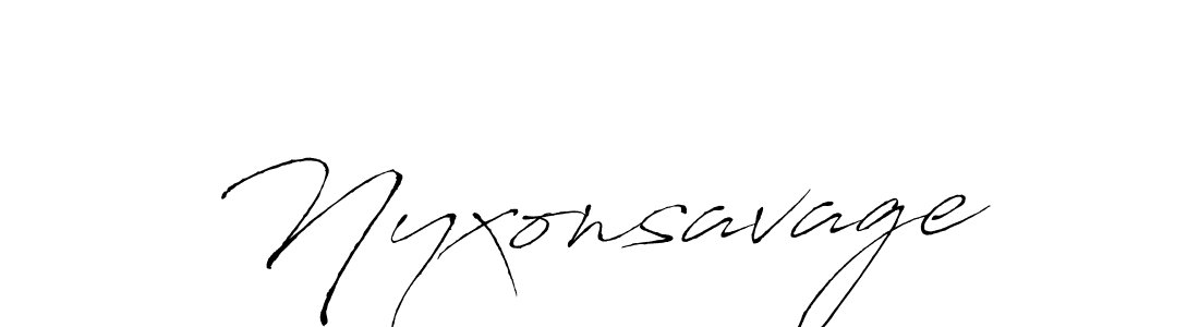 You should practise on your own different ways (Antro_Vectra) to write your name (Nyxonsavage) in signature. don't let someone else do it for you. Nyxonsavage signature style 6 images and pictures png