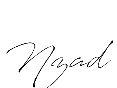 if you are searching for the best signature style for your name Nzad. so please give up your signature search. here we have designed multiple signature styles  using Antro_Vectra. Nzad signature style 6 images and pictures png