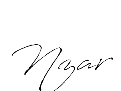 Make a beautiful signature design for name Nzar. Use this online signature maker to create a handwritten signature for free. Nzar signature style 6 images and pictures png