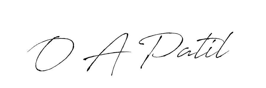 Also we have O A Patil name is the best signature style. Create professional handwritten signature collection using Antro_Vectra autograph style. O A Patil signature style 6 images and pictures png