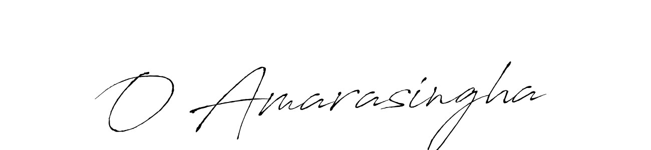 Design your own signature with our free online signature maker. With this signature software, you can create a handwritten (Antro_Vectra) signature for name O Amarasingha. O Amarasingha signature style 6 images and pictures png