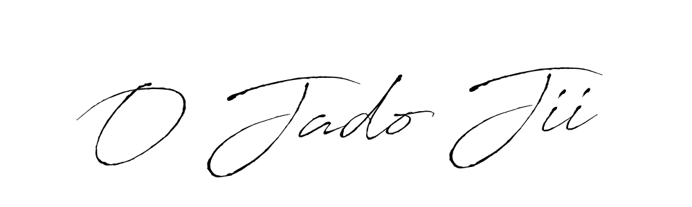 Also You can easily find your signature by using the search form. We will create O Jado Jii name handwritten signature images for you free of cost using Antro_Vectra sign style. O Jado Jii signature style 6 images and pictures png