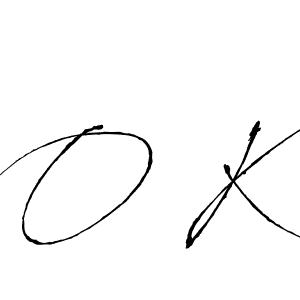 Best and Professional Signature Style for O K. Antro_Vectra Best Signature Style Collection. O K signature style 6 images and pictures png