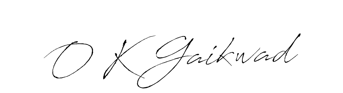 O K Gaikwad stylish signature style. Best Handwritten Sign (Antro_Vectra) for my name. Handwritten Signature Collection Ideas for my name O K Gaikwad. O K Gaikwad signature style 6 images and pictures png