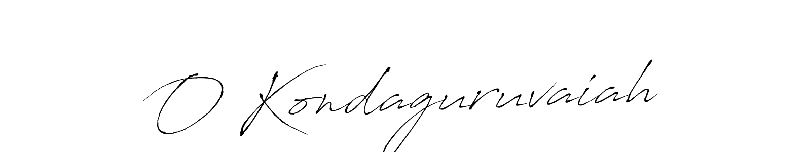 How to make O Kondaguruvaiah signature? Antro_Vectra is a professional autograph style. Create handwritten signature for O Kondaguruvaiah name. O Kondaguruvaiah signature style 6 images and pictures png