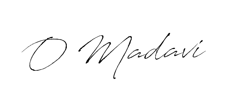 Make a beautiful signature design for name O Madavi. With this signature (Antro_Vectra) style, you can create a handwritten signature for free. O Madavi signature style 6 images and pictures png