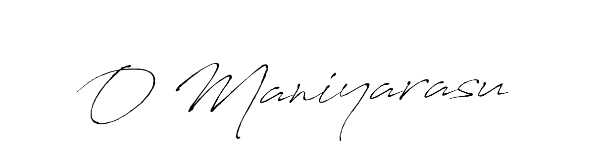 How to make O Maniyarasu signature? Antro_Vectra is a professional autograph style. Create handwritten signature for O Maniyarasu name. O Maniyarasu signature style 6 images and pictures png