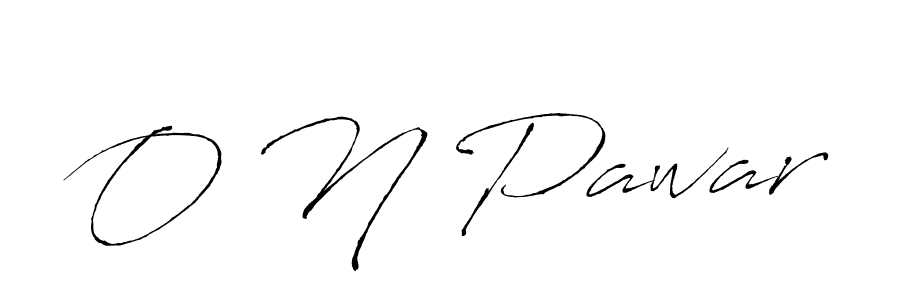 How to make O N Pawar name signature. Use Antro_Vectra style for creating short signs online. This is the latest handwritten sign. O N Pawar signature style 6 images and pictures png