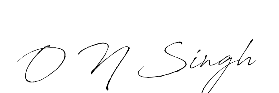 How to make O N Singh name signature. Use Antro_Vectra style for creating short signs online. This is the latest handwritten sign. O N Singh signature style 6 images and pictures png