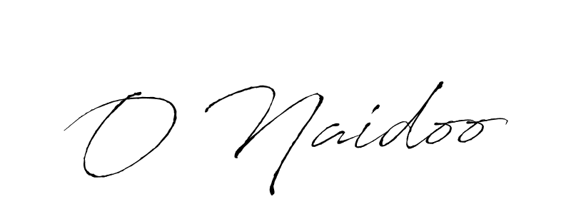 How to make O Naidoo signature? Antro_Vectra is a professional autograph style. Create handwritten signature for O Naidoo name. O Naidoo signature style 6 images and pictures png