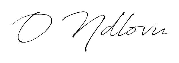 Discover the perfect balance of readability and style for O Ndlovu with Antro_Vectra font. Create your dream signature today. O Ndlovu signature style 6 images and pictures png