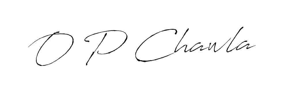 You should practise on your own different ways (Antro_Vectra) to write your name (O P Chawla) in signature. don't let someone else do it for you. O P Chawla signature style 6 images and pictures png