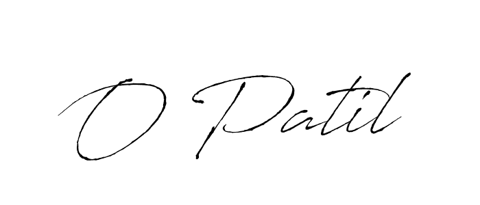 You should practise on your own different ways (Antro_Vectra) to write your name (O Patil) in signature. don't let someone else do it for you. O Patil signature style 6 images and pictures png