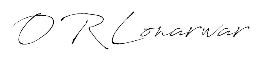 How to make O R Lonarwar signature? Antro_Vectra is a professional autograph style. Create handwritten signature for O R Lonarwar name. O R Lonarwar signature style 6 images and pictures png