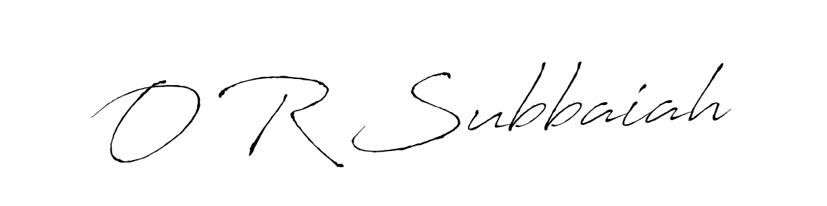 Also we have O R Subbaiah name is the best signature style. Create professional handwritten signature collection using Antro_Vectra autograph style. O R Subbaiah signature style 6 images and pictures png