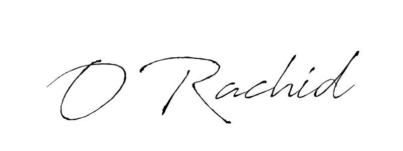 if you are searching for the best signature style for your name O Rachid. so please give up your signature search. here we have designed multiple signature styles  using Antro_Vectra. O Rachid signature style 6 images and pictures png