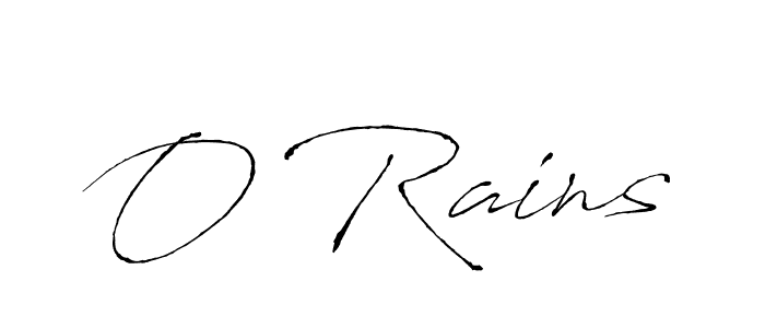 if you are searching for the best signature style for your name O Rains. so please give up your signature search. here we have designed multiple signature styles  using Antro_Vectra. O Rains signature style 6 images and pictures png