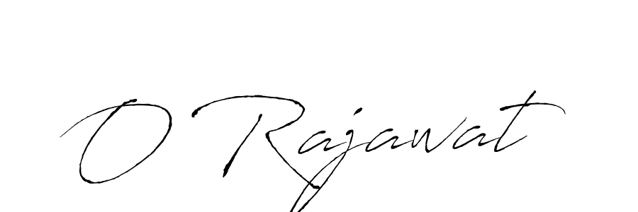 O Rajawat stylish signature style. Best Handwritten Sign (Antro_Vectra) for my name. Handwritten Signature Collection Ideas for my name O Rajawat. O Rajawat signature style 6 images and pictures png