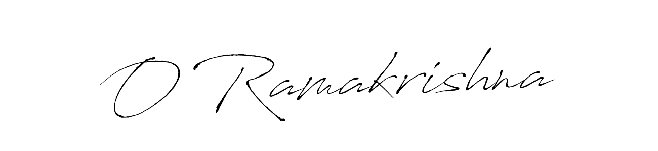 You should practise on your own different ways (Antro_Vectra) to write your name (O Ramakrishna) in signature. don't let someone else do it for you. O Ramakrishna signature style 6 images and pictures png