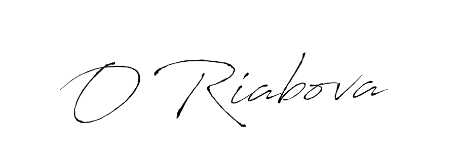 The best way (Antro_Vectra) to make a short signature is to pick only two or three words in your name. The name O Riabova include a total of six letters. For converting this name. O Riabova signature style 6 images and pictures png