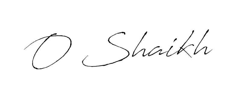 Create a beautiful signature design for name O Shaikh. With this signature (Antro_Vectra) fonts, you can make a handwritten signature for free. O Shaikh signature style 6 images and pictures png