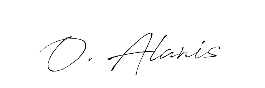 O. Alanis stylish signature style. Best Handwritten Sign (Antro_Vectra) for my name. Handwritten Signature Collection Ideas for my name O. Alanis. O. Alanis signature style 6 images and pictures png