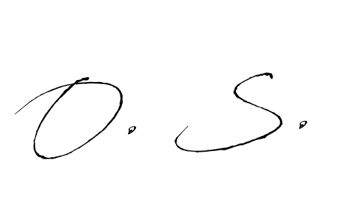 Create a beautiful signature design for name O. S.. With this signature (Antro_Vectra) fonts, you can make a handwritten signature for free. O. S. signature style 6 images and pictures png