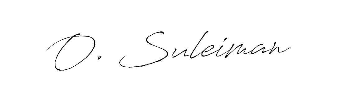 How to make O. Suleiman signature? Antro_Vectra is a professional autograph style. Create handwritten signature for O. Suleiman name. O. Suleiman signature style 6 images and pictures png