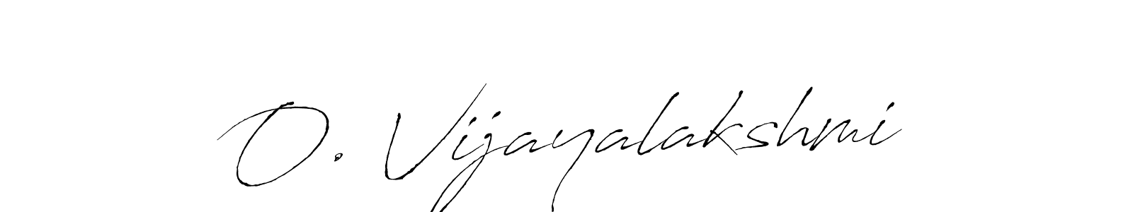 O. Vijayalakshmi stylish signature style. Best Handwritten Sign (Antro_Vectra) for my name. Handwritten Signature Collection Ideas for my name O. Vijayalakshmi. O. Vijayalakshmi signature style 6 images and pictures png