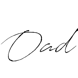 You should practise on your own different ways (Antro_Vectra) to write your name (Oad) in signature. don't let someone else do it for you. Oad signature style 6 images and pictures png