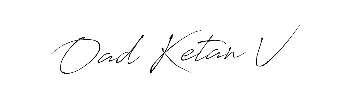 How to Draw Oad Ketan V signature style? Antro_Vectra is a latest design signature styles for name Oad Ketan V. Oad Ketan V signature style 6 images and pictures png