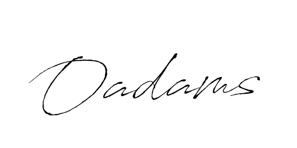 Make a beautiful signature design for name Oadams. With this signature (Antro_Vectra) style, you can create a handwritten signature for free. Oadams signature style 6 images and pictures png