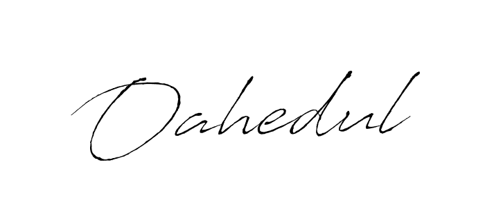 Create a beautiful signature design for name Oahedul. With this signature (Antro_Vectra) fonts, you can make a handwritten signature for free. Oahedul signature style 6 images and pictures png