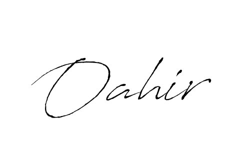 Create a beautiful signature design for name Oahir. With this signature (Antro_Vectra) fonts, you can make a handwritten signature for free. Oahir signature style 6 images and pictures png