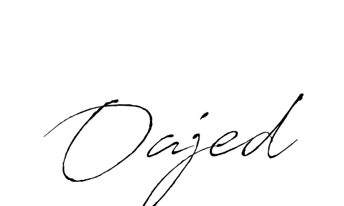 Design your own signature with our free online signature maker. With this signature software, you can create a handwritten (Antro_Vectra) signature for name Oajed. Oajed signature style 6 images and pictures png