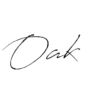 Make a beautiful signature design for name Oak. With this signature (Antro_Vectra) style, you can create a handwritten signature for free. Oak signature style 6 images and pictures png