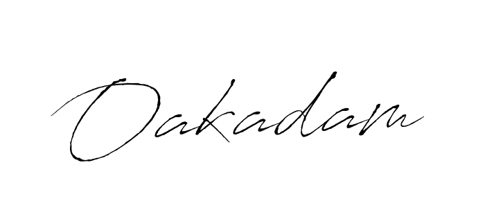 The best way (Antro_Vectra) to make a short signature is to pick only two or three words in your name. The name Oakadam include a total of six letters. For converting this name. Oakadam signature style 6 images and pictures png