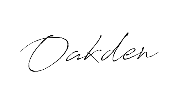 Also You can easily find your signature by using the search form. We will create Oakden name handwritten signature images for you free of cost using Antro_Vectra sign style. Oakden signature style 6 images and pictures png