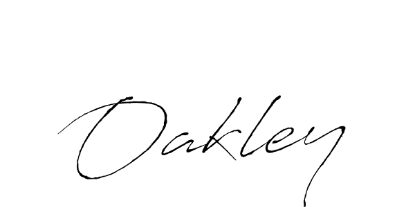 Design your own signature with our free online signature maker. With this signature software, you can create a handwritten (Antro_Vectra) signature for name Oakley. Oakley signature style 6 images and pictures png