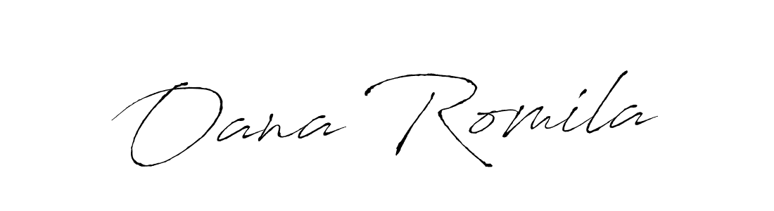 Make a beautiful signature design for name Oana Romila. Use this online signature maker to create a handwritten signature for free. Oana Romila signature style 6 images and pictures png