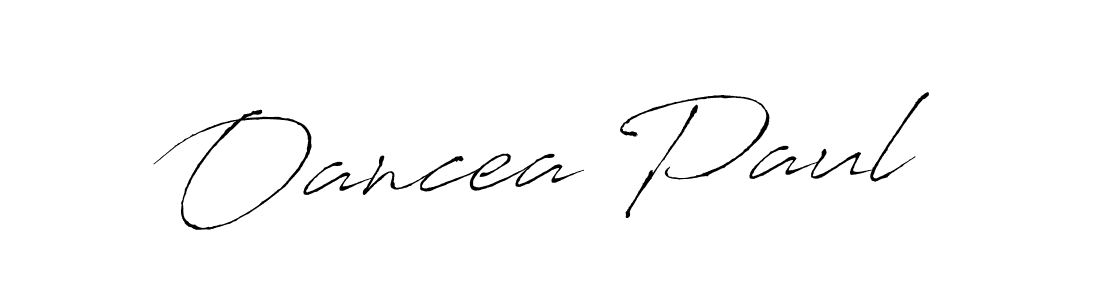 Create a beautiful signature design for name Oancea Paul. With this signature (Antro_Vectra) fonts, you can make a handwritten signature for free. Oancea Paul signature style 6 images and pictures png