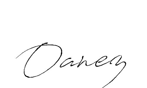 Design your own signature with our free online signature maker. With this signature software, you can create a handwritten (Antro_Vectra) signature for name Oanez. Oanez signature style 6 images and pictures png