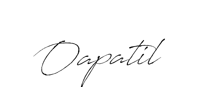 Design your own signature with our free online signature maker. With this signature software, you can create a handwritten (Antro_Vectra) signature for name Oapatil. Oapatil signature style 6 images and pictures png