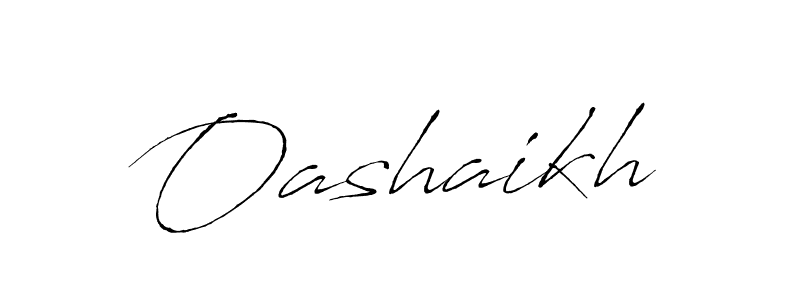 Use a signature maker to create a handwritten signature online. With this signature software, you can design (Antro_Vectra) your own signature for name Oashaikh. Oashaikh signature style 6 images and pictures png