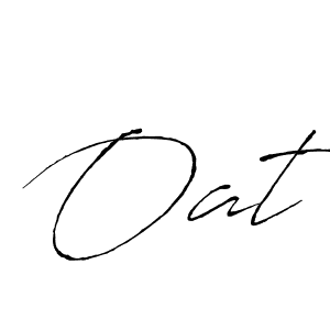 How to make Oat signature? Antro_Vectra is a professional autograph style. Create handwritten signature for Oat name. Oat signature style 6 images and pictures png