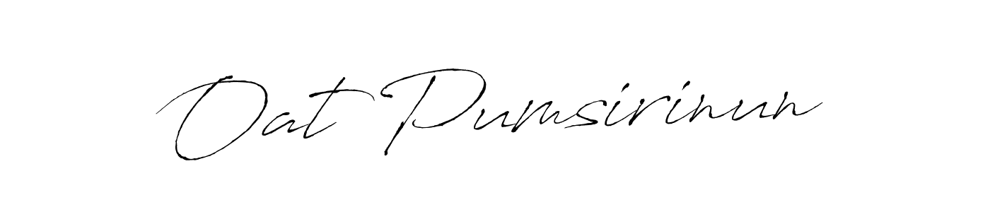 Oat Pumsirinun stylish signature style. Best Handwritten Sign (Antro_Vectra) for my name. Handwritten Signature Collection Ideas for my name Oat Pumsirinun. Oat Pumsirinun signature style 6 images and pictures png
