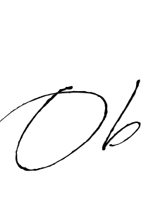 Design your own signature with our free online signature maker. With this signature software, you can create a handwritten (Antro_Vectra) signature for name Ob. Ob signature style 6 images and pictures png