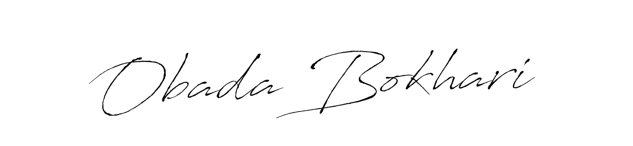Make a beautiful signature design for name Obada Bokhari. With this signature (Antro_Vectra) style, you can create a handwritten signature for free. Obada Bokhari signature style 6 images and pictures png