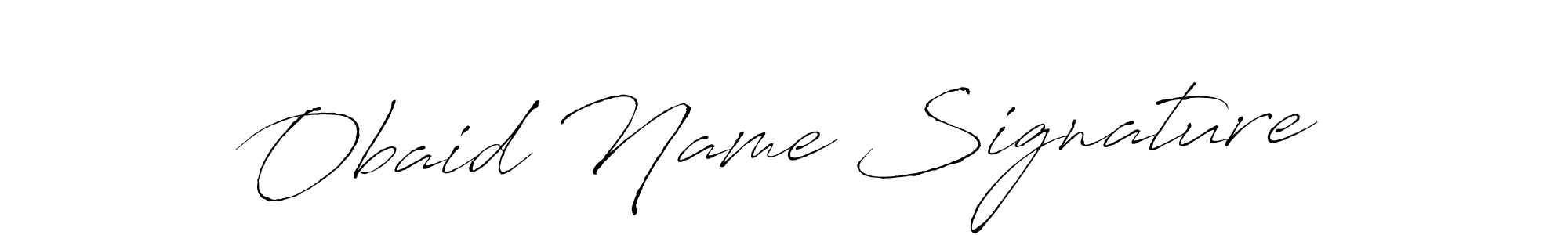 Obaid Name Signature stylish signature style. Best Handwritten Sign (Antro_Vectra) for my name. Handwritten Signature Collection Ideas for my name Obaid Name Signature. Obaid Name Signature signature style 6 images and pictures png